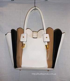 Женская сумка Vito Berti Blossom Black-Beige