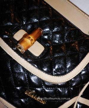 Женская сумка Gucci Bamboo Black
