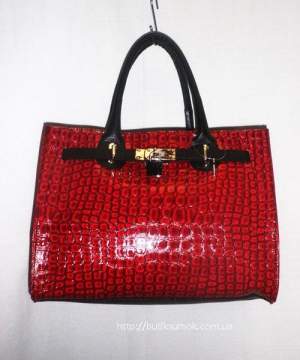 Женская сумка Hermes Classic SnakeRed