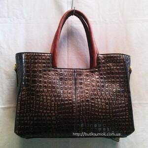Женская сумка Salvatore Ferragamo SnakeBrown