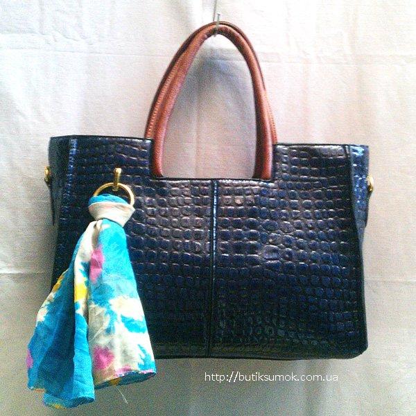 Женская сумка Salvatore Ferragamo SnakeNavy