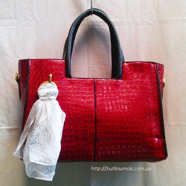 Женская сумка Salvatore Ferragamo SnakeRed