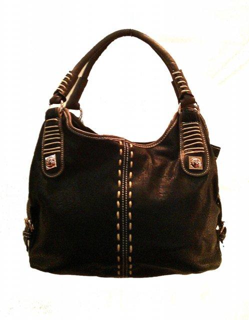 Женская сумка Afrodile Krona Black/Khaki 2580