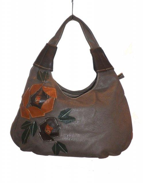 Женская сумка Afrodile Flower Taupe 2541