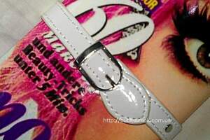 Женская сумка-клатч GlamyJournal Glamour White 010
