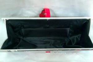 Женская сумка-клатч GlamyJournal Paparazzi Red 010