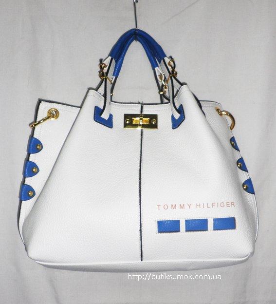 Женская сумка Tommy Hilfiger White-Blue 246