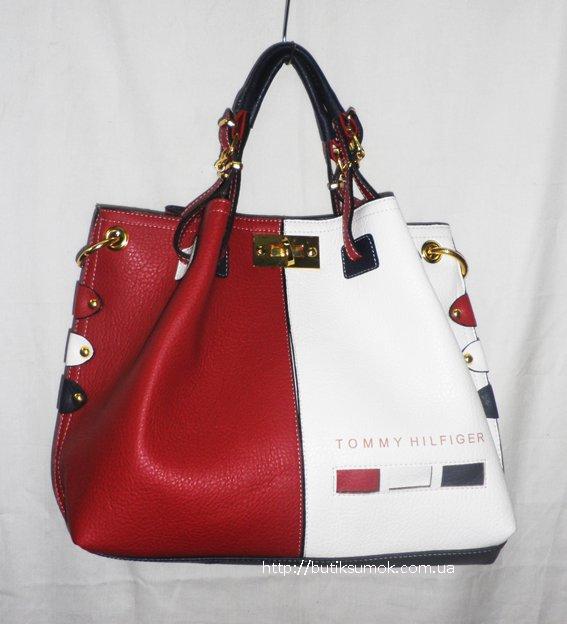 Женская сумка Tommy Hilfiger DRed-White 246