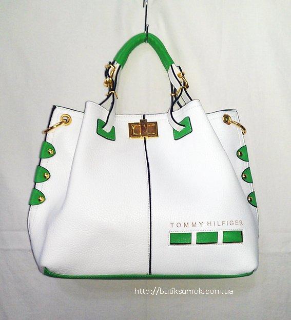 Женская сумка Tommy Hilfiger White-Green 246