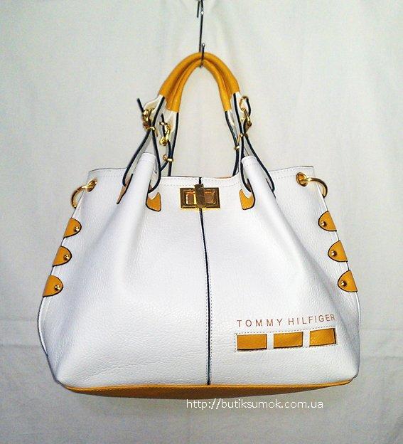 Женская сумка Tommy Hilfiger White-Yellow 246