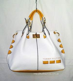 Женская сумка Tommy Hilfiger White-Yellow 246 Женская сумка Tommy Hilfiger White-Yellow 246