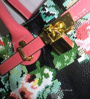 Женская сумка Hermes MultiFloral Corall 167