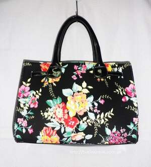 Женская сумка Hermes MultiFloral Black 167