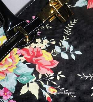 Женская сумка Hermes MultiFloral Black 167