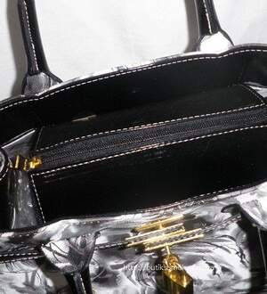 Женская сумка Hermes Floral Black 167