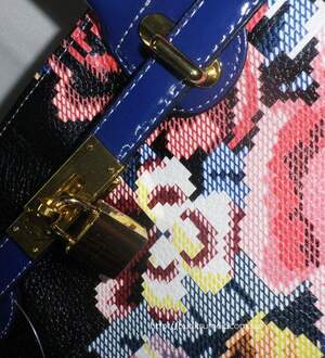 Женская сумка Hermes MultiFloral Navy 167