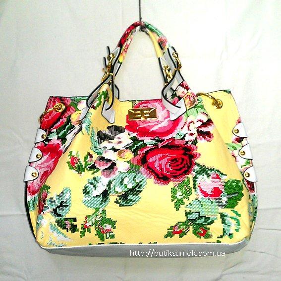 Женская сумка Tommy Hilfiger Yellow-MultiFloral 246