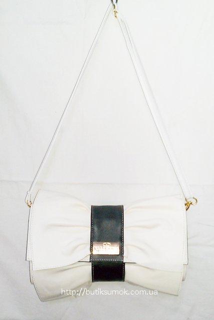 Женская сумка-клатч Valentino Garavani White/Black #444