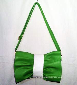 Женская сумка-клатч Valentino Garavani Green/White #444