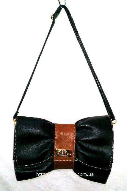 Женская сумка-клатч Valentino Garavani Black/Brown #444