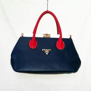 Женская сумка Prada Via D.Blue-Red #210