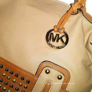 Женская сумка Michael Kors Shelma Beige #503