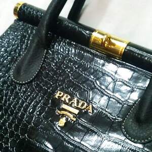 Женская сумка Prada Via Snake-Black #170