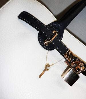 Женская сумка Hermes Birkin Classic White-D.Blue