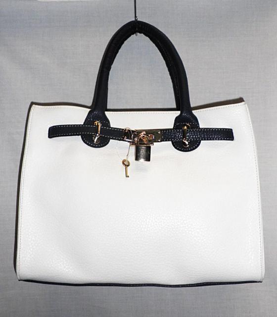 Женская сумка Hermes Birkin Classic White-D.Blue